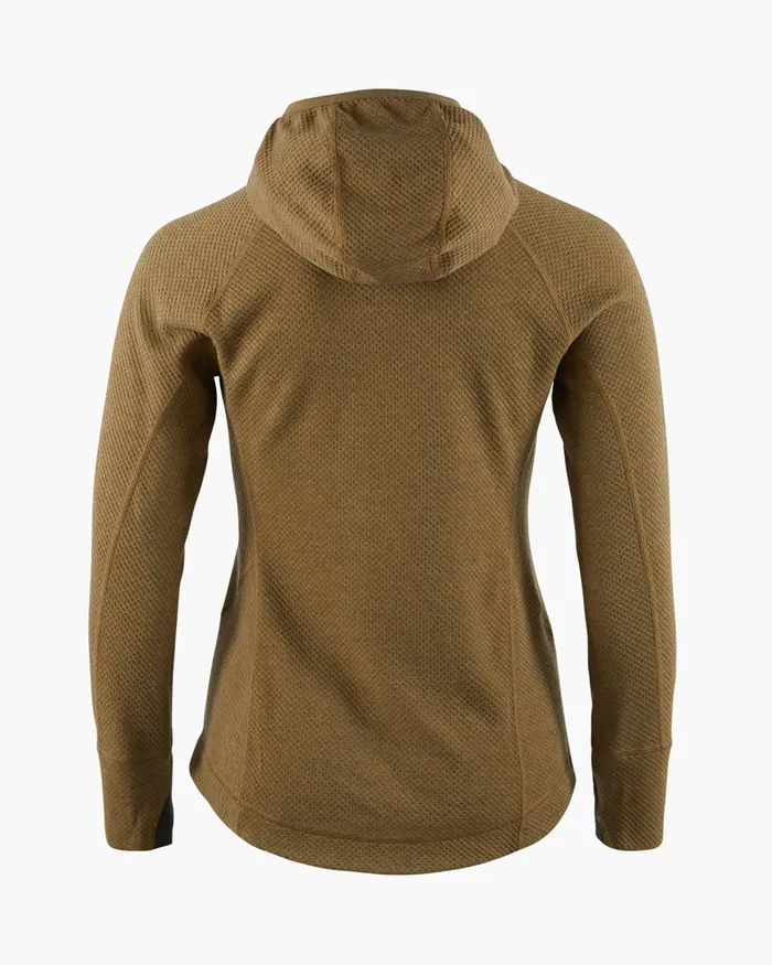 Huge Norna Mid Layer Hoodie Olive Women Klttermusen Fleeces and Sweaters
