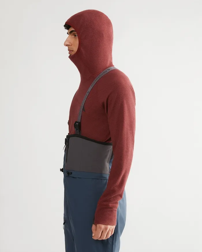 Huge Norna Mid Layer Hoodie Ravenburnt Russet Men Klttermusen Fleeces and Sweaters