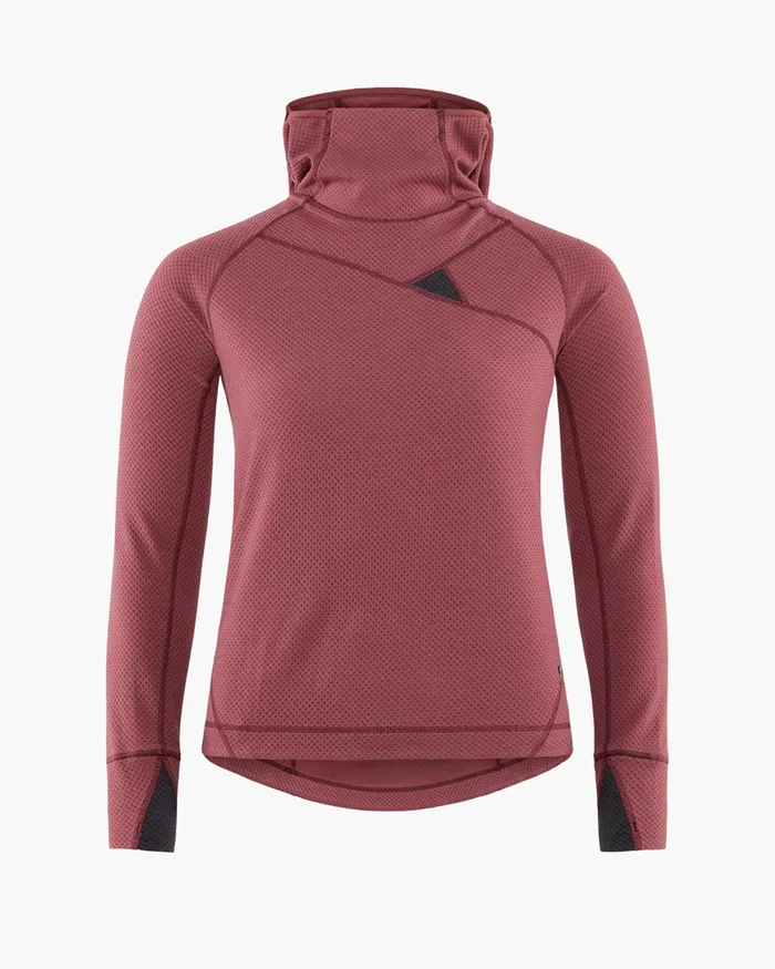 Huge Norna Mid Layer Hoodie Wild Orchid Women Klttermusen Fleeces and Sweaters Huge Norna Mid Layer Hoodie Wild Orchid Women Klttermusen Fleeces and Sweaters