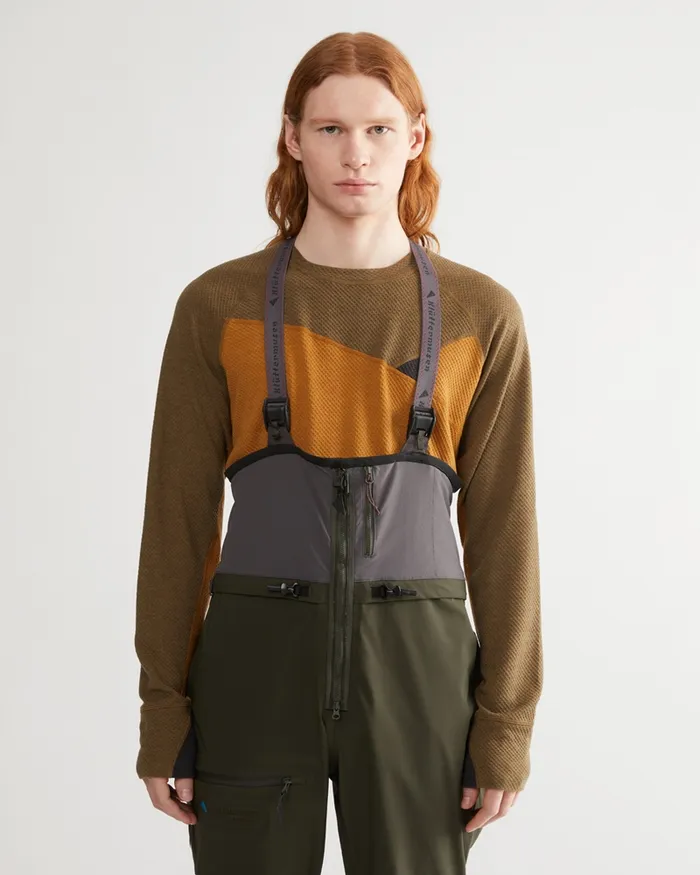 Huge Norna Mid Layer Mustardolive Men Klttermusen Fleeces and Sweaters