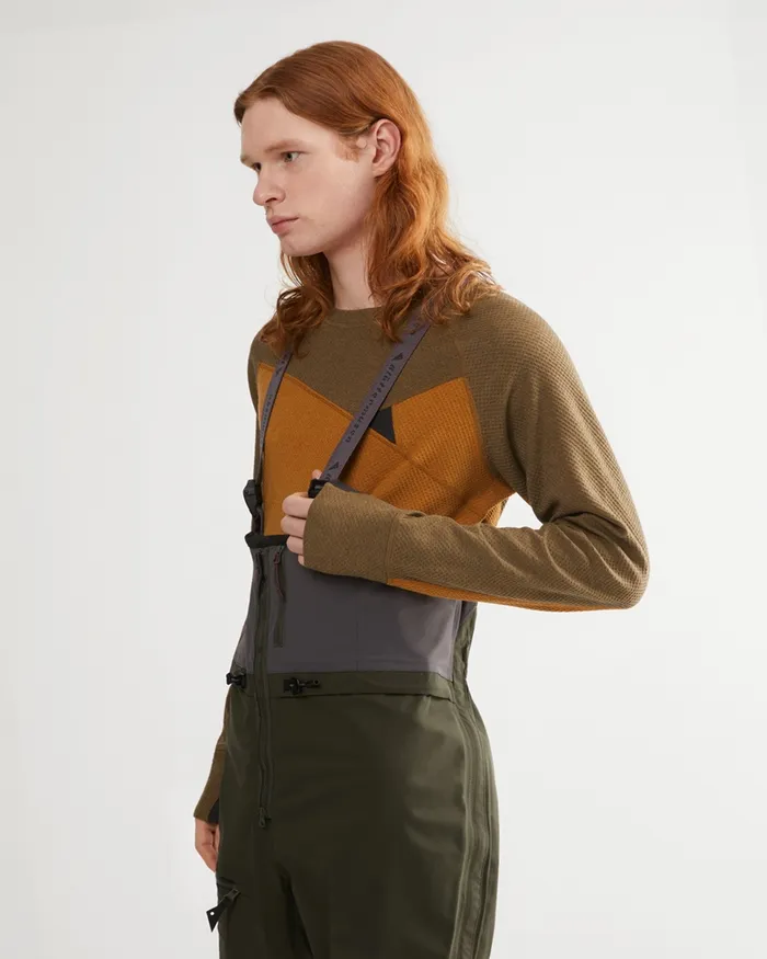 Huge Norna Mid Layer Mustardolive Men Klttermusen Fleeces and Sweaters