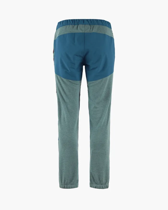 Hugin Norna Pant Frost Greenmonkshood Blue Women Klttermusen Pants