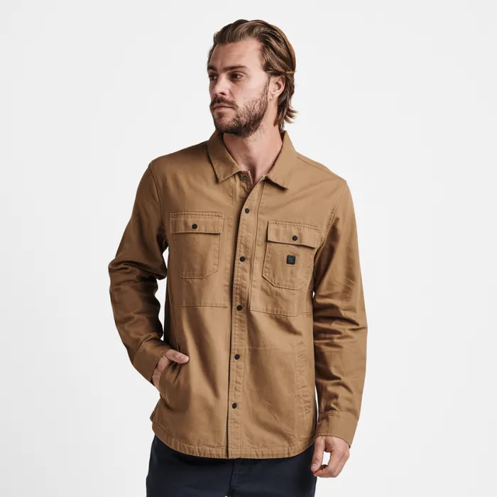 Jackets and Vests Men Roark Hebrides Unlined Jacket Dark Khaki