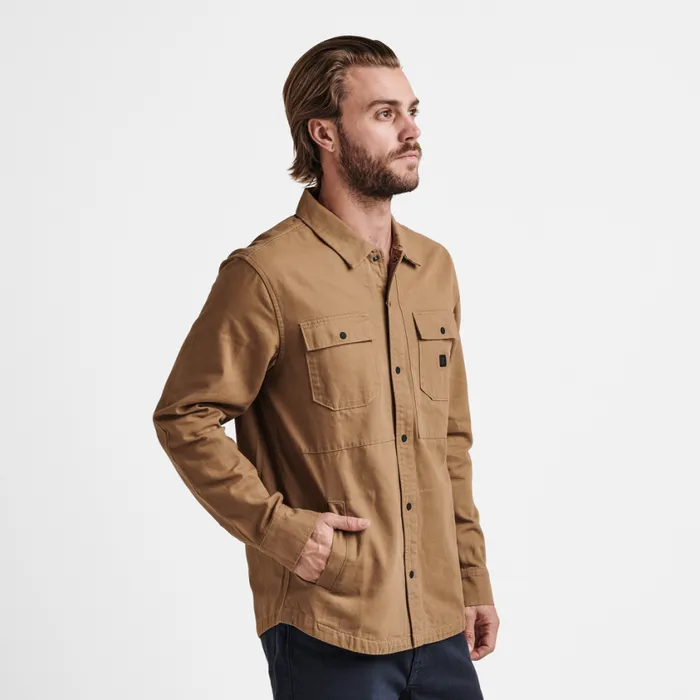 Jackets and Vests Men Roark Hebrides Unlined Jacket Dark Khaki