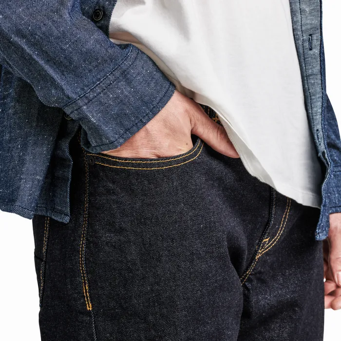 Jeans Men Roark HWY 128 125oz Straight Fit Kaihara Denim Jeans Raw