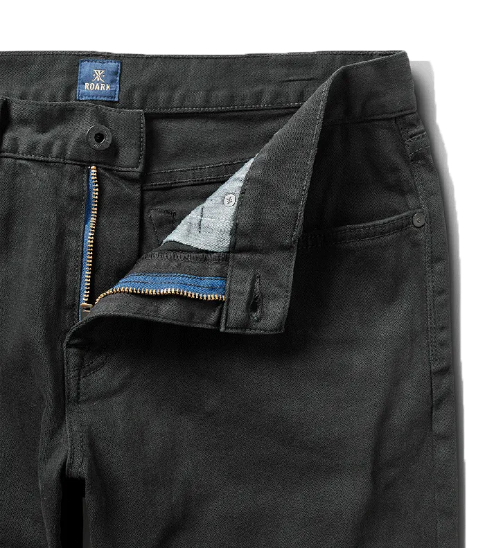 Jeans Men Roark HWY 128 Straight Fit Broken Twill Jeans Black 2