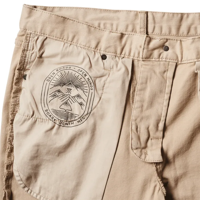 Jeans Men Roark HWY 128 Straight Fit Broken Twill Jeans Desert Khaki