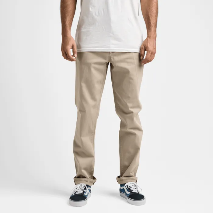 Jeans Men Roark HWY 128 Straight Fit Broken Twill Jeans Desert Khaki