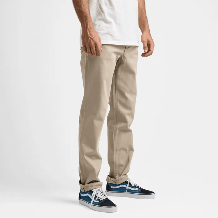 Jeans Men Roark HWY 128 Straight Fit Broken Twill Jeans Desert Khaki