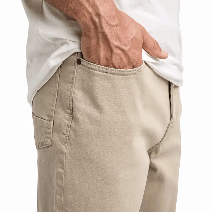 Jeans Men Roark HWY 128 Straight Fit Broken Twill Jeans Desert Khaki