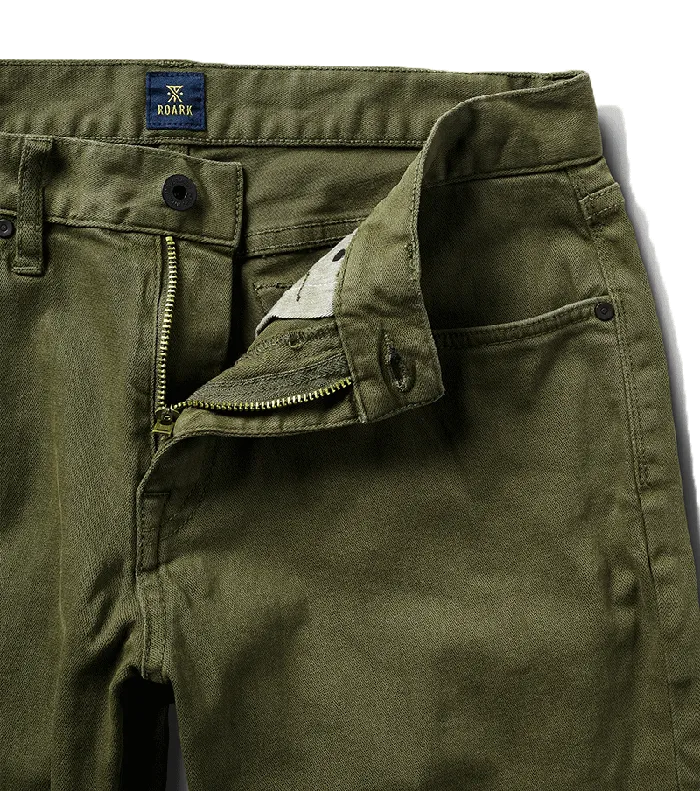 Jeans Men Roark HWY 128 Straight Fit Broken Twill Jeans Military 2