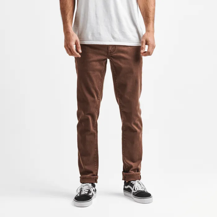 Jeans Men Roark HWY 133 Slim Fit Broken Twill Jeans Brown