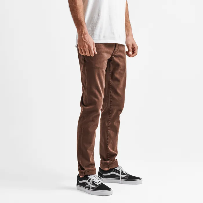Jeans Men Roark HWY 133 Slim Fit Broken Twill Jeans Brown