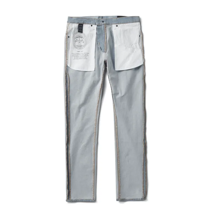 Jeans Men Roark HWY 133 Slim Straight Denim Smokey Blue