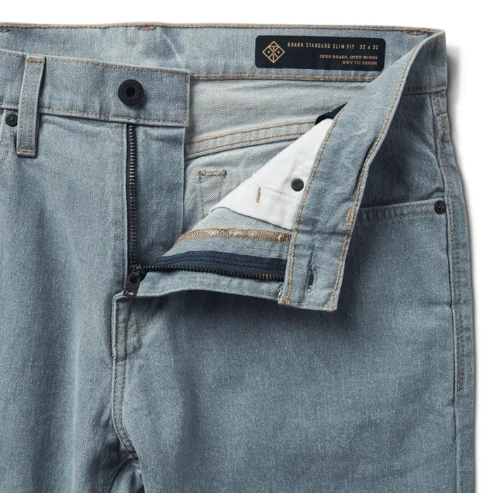 Jeans Men Roark HWY 133 Slim Straight Denim Smokey Blue