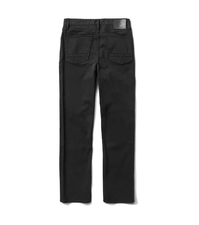 Jeans Men Roark HWY 190 5Pocket Relaxed Fit Broken Twill Denim Black