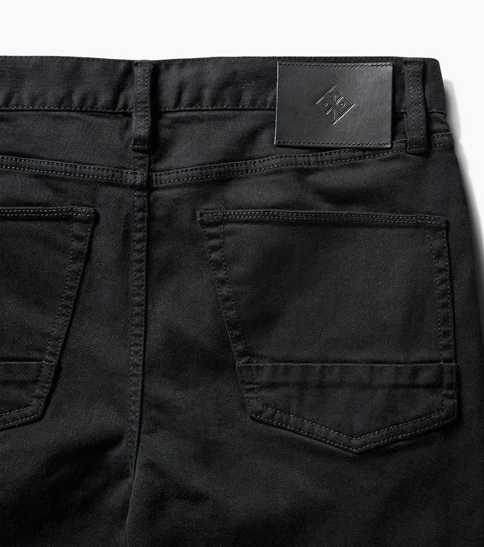 Jeans Men Roark HWY 190 5Pocket Relaxed Fit Broken Twill Denim Black