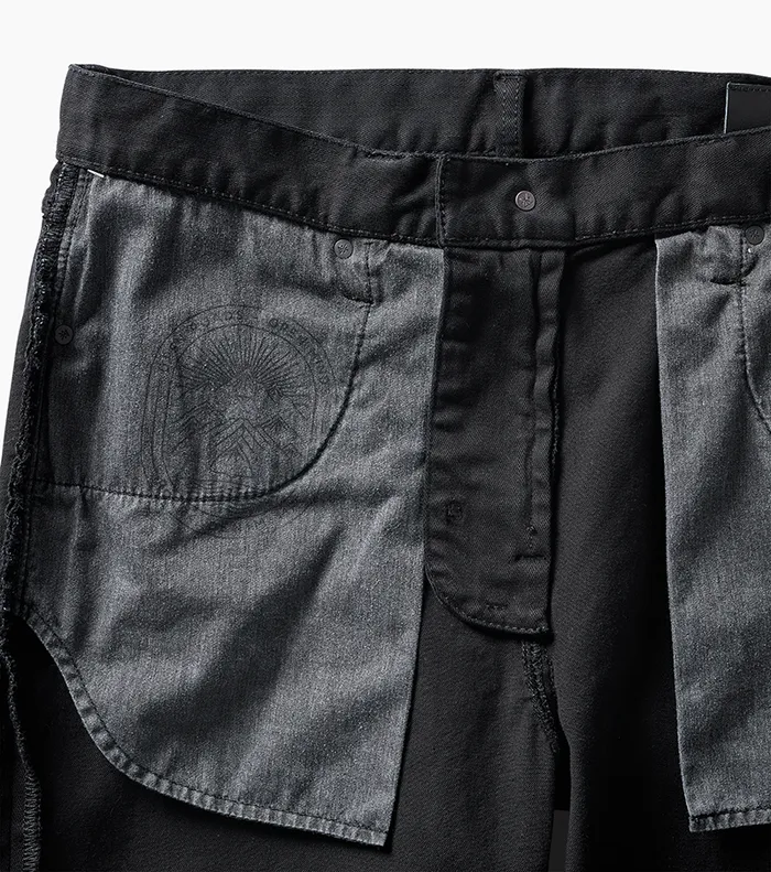 Jeans Men Roark HWY 190 5Pocket Relaxed Fit Broken Twill Denim Black
