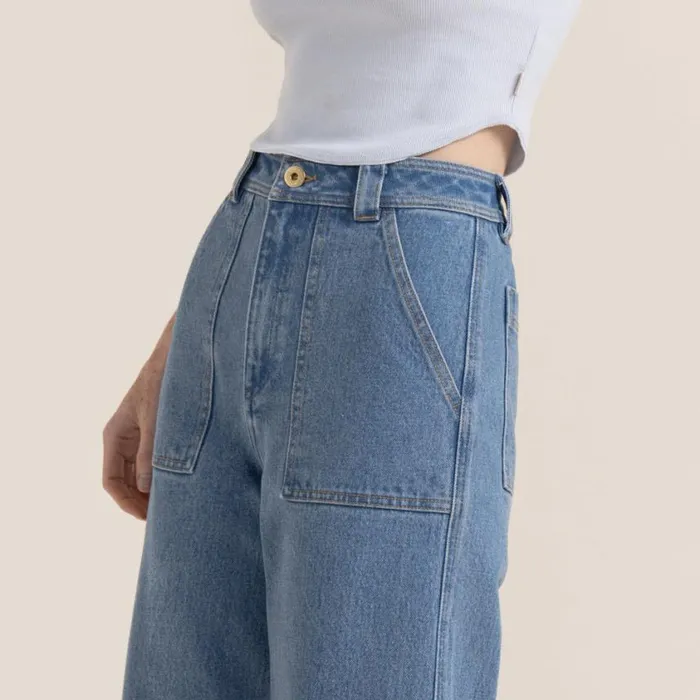 Jeans Women Roark Hwy Ss125 Denim Jeans Light Bleached Indigo