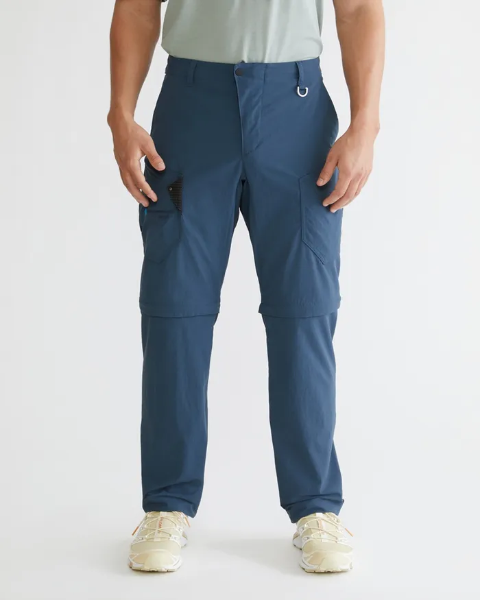 Jorid Zip Off Pants Midnight Blue Men Klttermusen Shorts