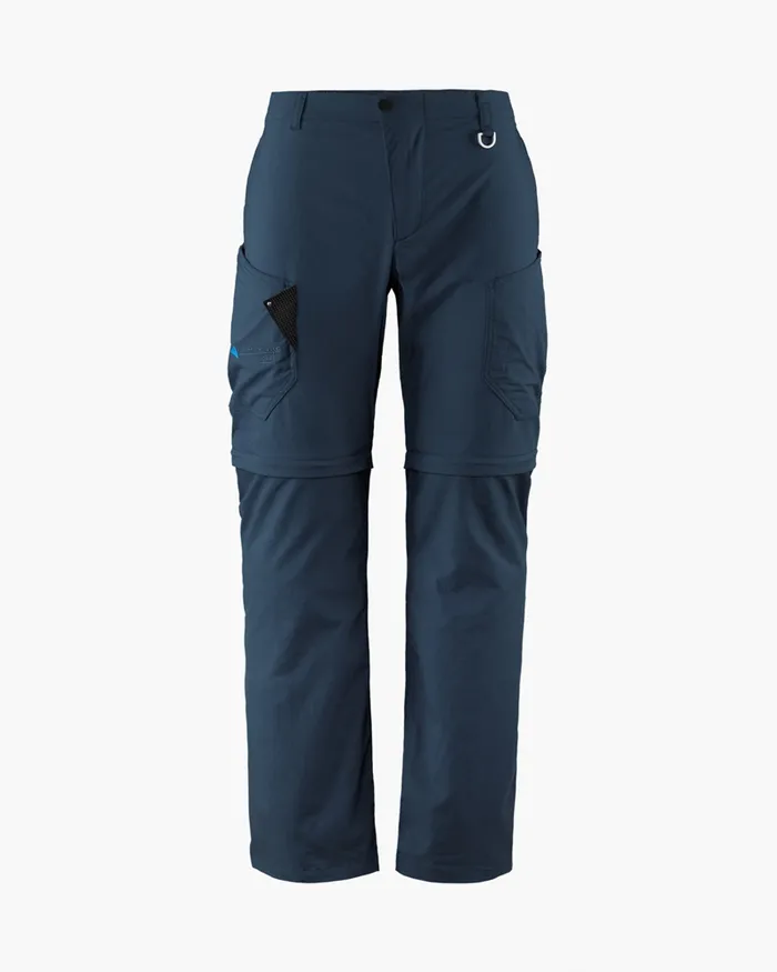 Jorid Zip Off Pants Midnight Blue Men Klttermusen Shorts