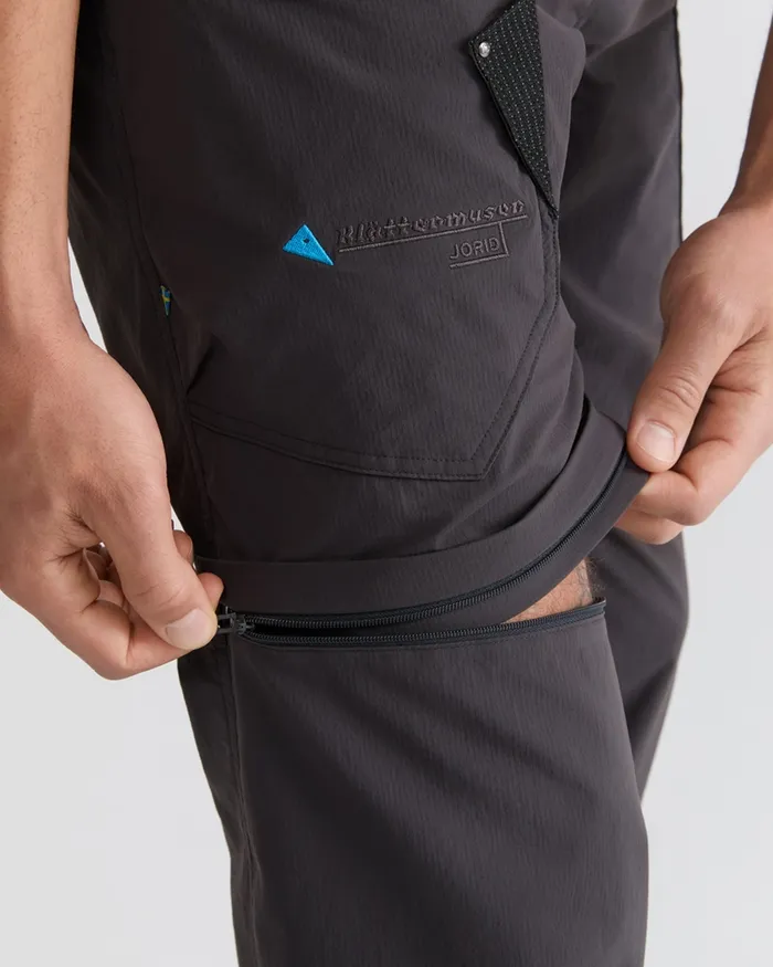 Jorid Zip Off Pants Raven Men Klttermusen Pants