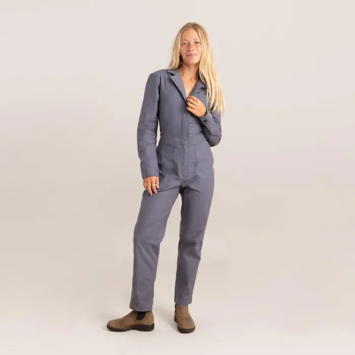 Jumpsuits Women Roark Layover Jumpsuit Slate Blue