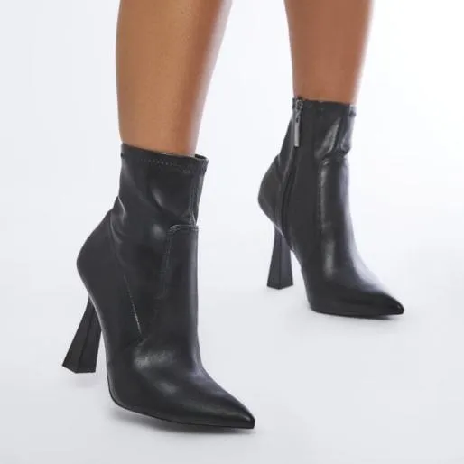 Kaila Black Porvair Women Moda In Pelle Ankle Boots Kaila Black Porvair Women Moda In Pelle Ankle Boots
