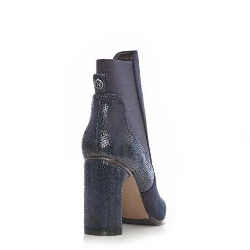 Katiee Navy Alcantara Women Moda In Pelle Ankle Boots Katiee Navy Alcantara Women Moda In Pelle Ankle Boots
