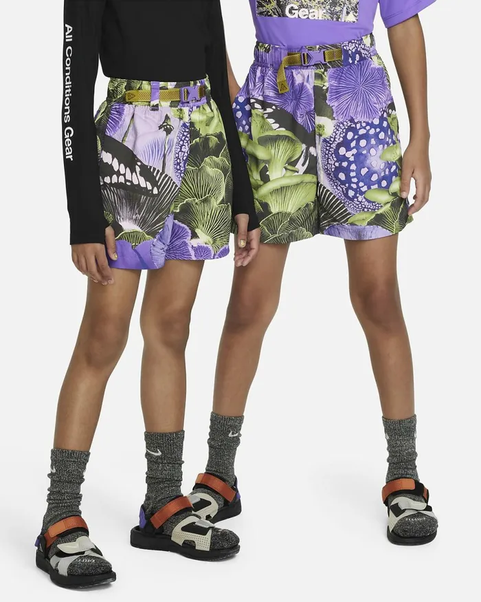 Kids Acg Action Grapelight Lemon Twist Nike Shorts