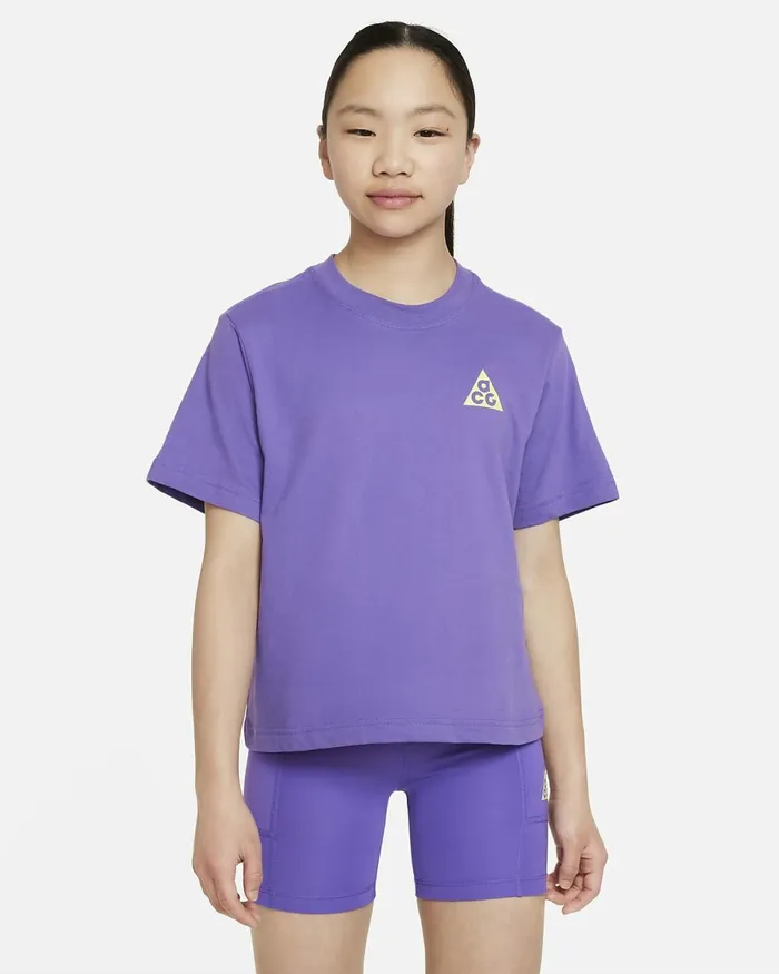 Kids Acg Action Grape Nike Tops And TShirts