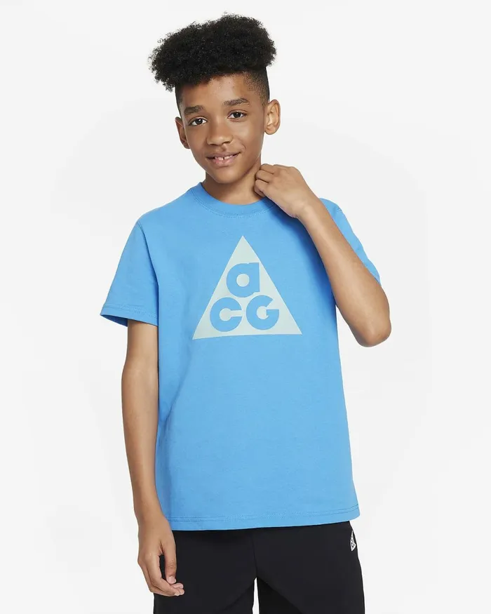 Kids Acg Light Photo Blue Nike Tops And TShirts