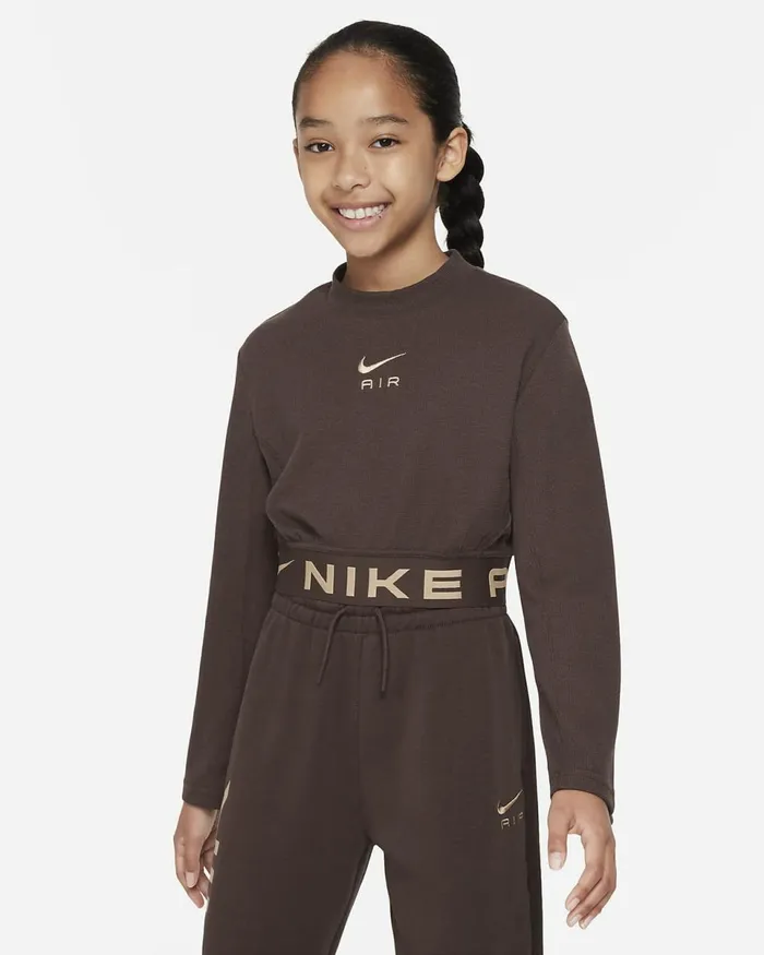 Kids Air Baroque Brownhemp Nike Tops And TShirts