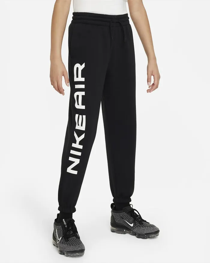 Kids Air Club Fleece Blackblackwhite Nike Trousers And Leggings