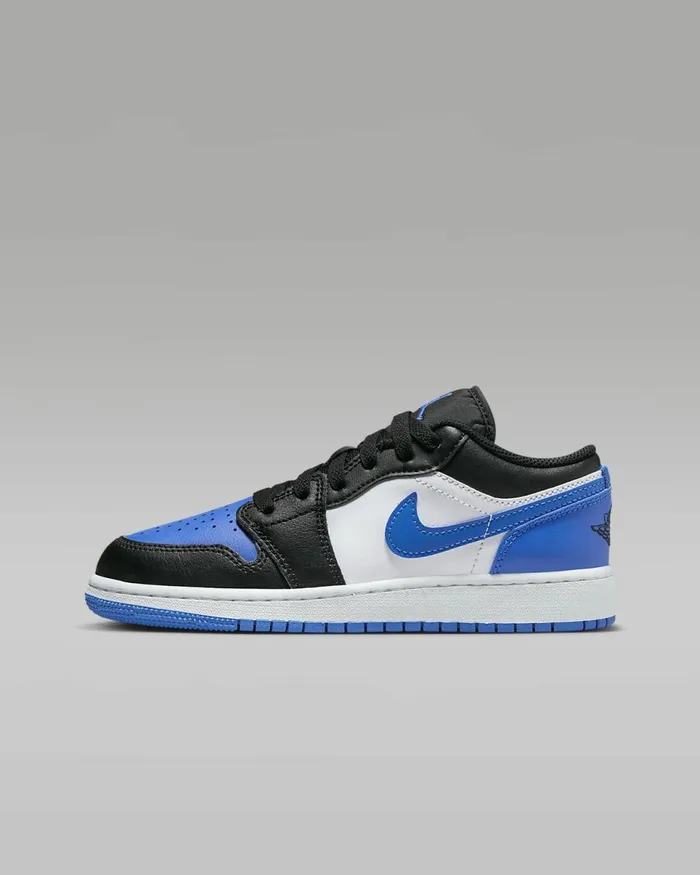 Kids Air Jordan 1 Low Whiteblackwhiteroyal Blue Nike Jordan