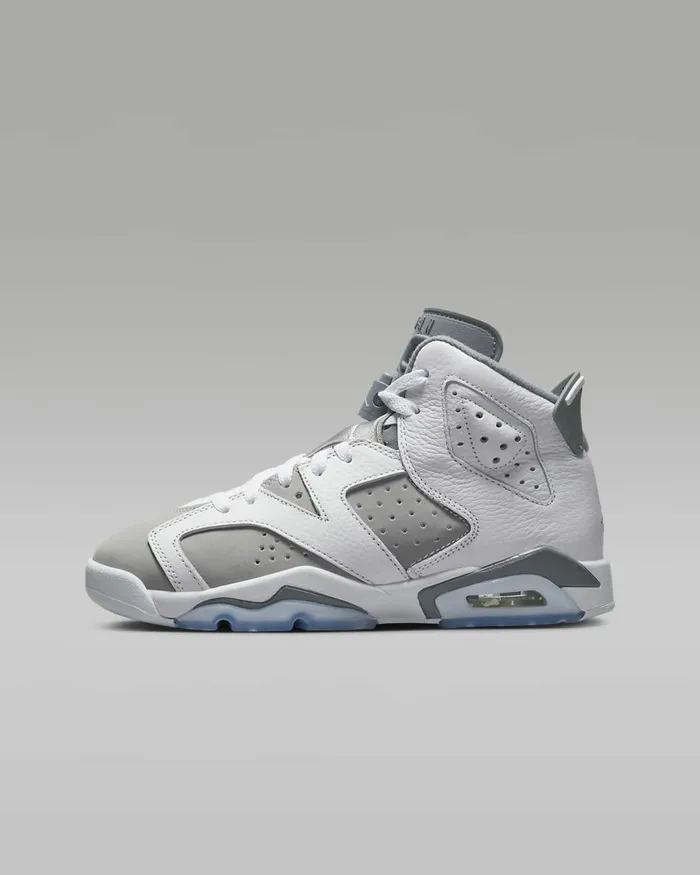 Kids Air Jordan 6 Retro Whitecool Greymedium Grey Nike Jordan