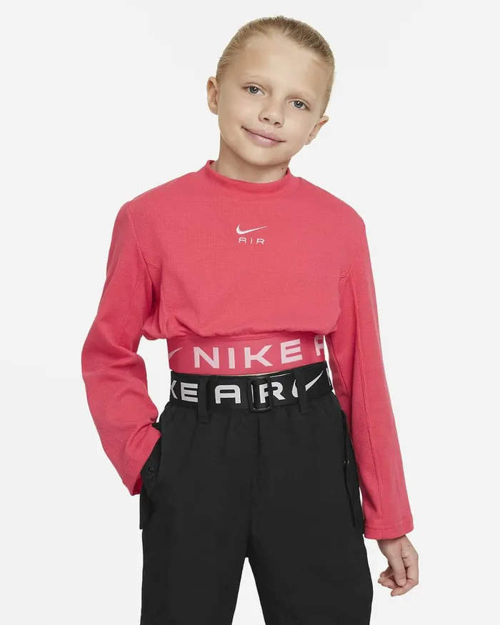 Kids Air Light Fusion Redmedium Soft Pink Nike Tops And TShirts