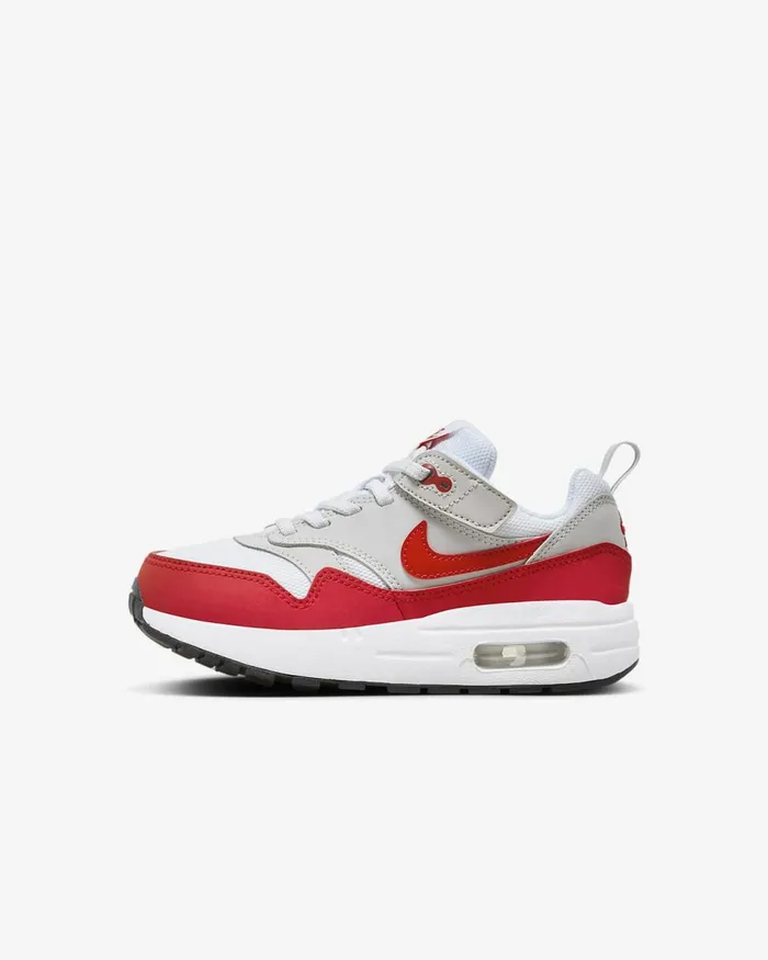 Kids Air Max 1 Easyon Neutral Greywhiteblackuniversity Red Nike Younger Kids 3 8211 7 Years Kids Air Max 1 Easyon Neutral Greywhiteblackuniversity Red Nike Younger Kids 3 8211 7 Years