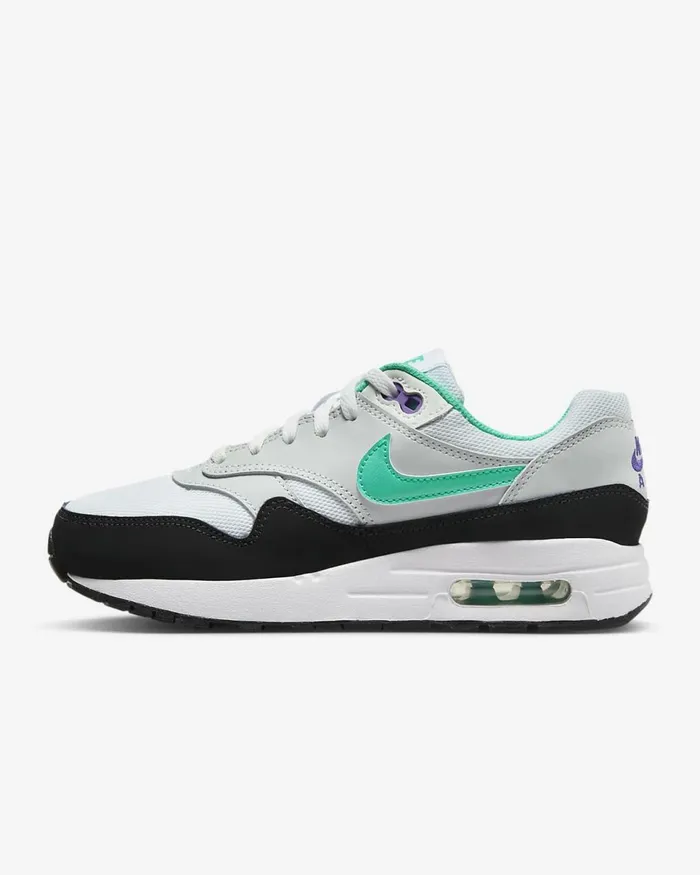 Kids Air Max 1 Whitepure Platinumcourt Purplehyper Jade Nike Lifestyle
