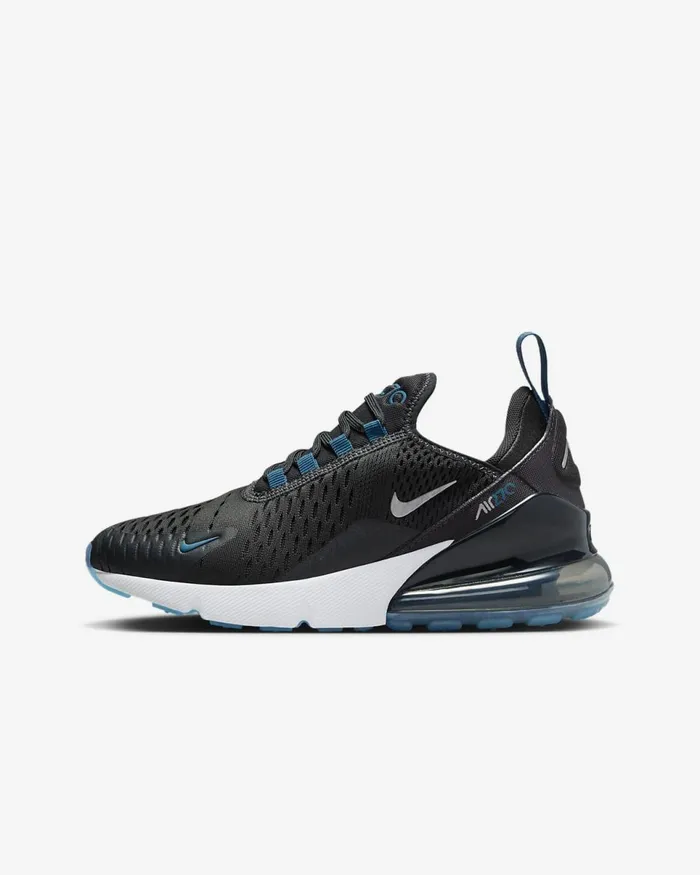 Kids Air Max 270 Anthraciteindustrial Bluewhitemetallic Silver Nike Lifestyle Kids Air Max 270 Anthraciteindustrial Bluewhitemetallic Silver Nike Lifestyle