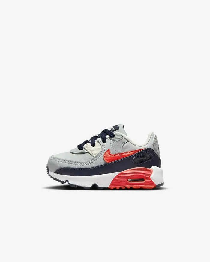 Kids Air Max 90 Ltr Light Smoke Greydark Obsidianphantombright Crimson Nike Baby and Toddler 03 Years Kids Air Max 90 Ltr Light Smoke Greydark Obsidianphantombright Crimson Nike Baby and Toddler 03 Years