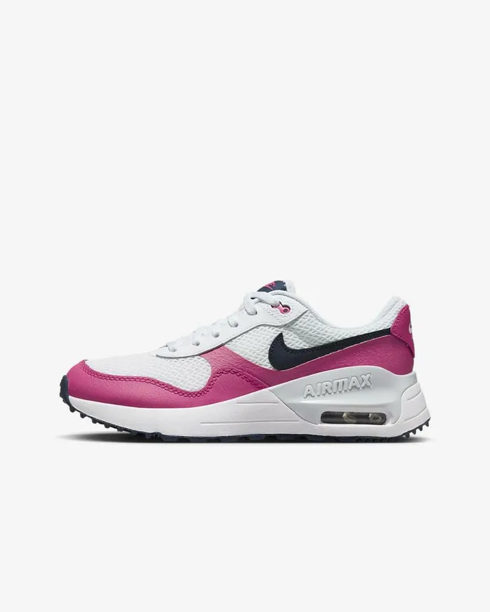 Kids Air Max Systm Whitefierce Pinkpure Platinumobsidian Nike Older Kids 7 8211 15 Years Kids Air Max Systm Whitefierce Pinkpure Platinumobsidian Nike Older Kids 7 8211 15 Years