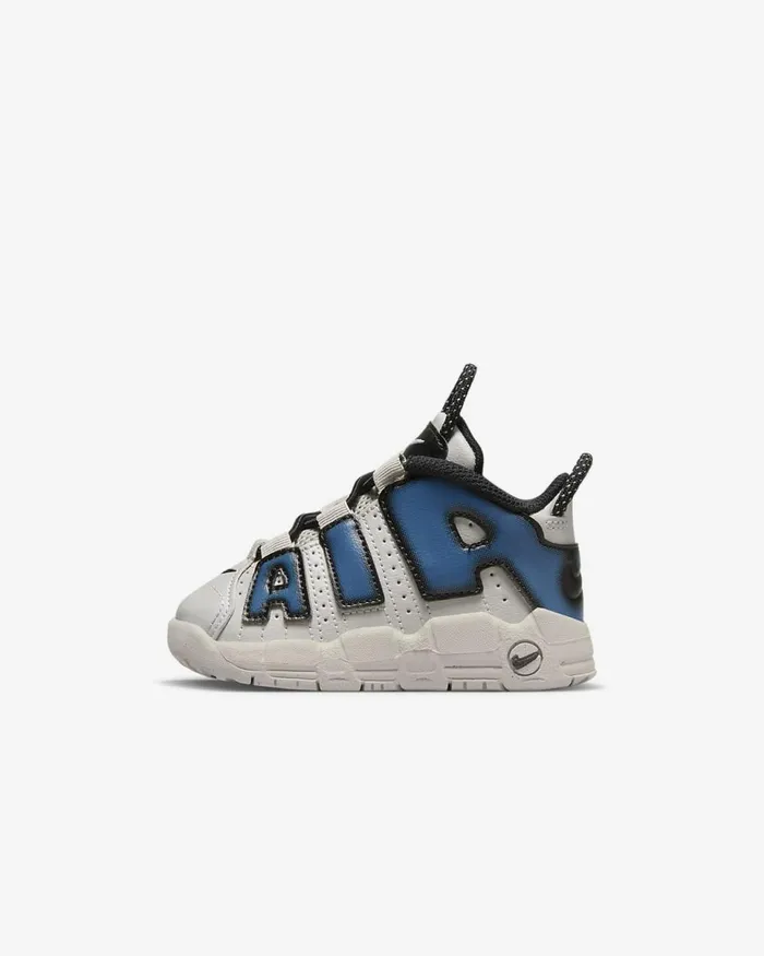 Kids Air More Uptempo Light Iron Oreiron Greyblackindustrial Blue Nike Baby and Toddler 03 Years Kids Air More Uptempo Light Iron Oreiron Greyblackindustrial Blue Nike Baby and Toddler 03 Years