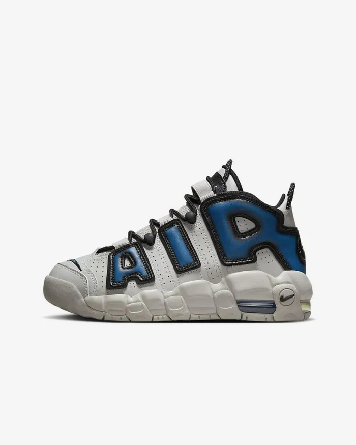 Kids Air More Uptempo Light Iron Oreiron Greyblackindustrial Blue Nike Older Kids 7 8211 15 Years Kids Air More Uptempo Light Iron Oreiron Greyblackindustrial Blue Nike Older Kids 7 8211 15 Years