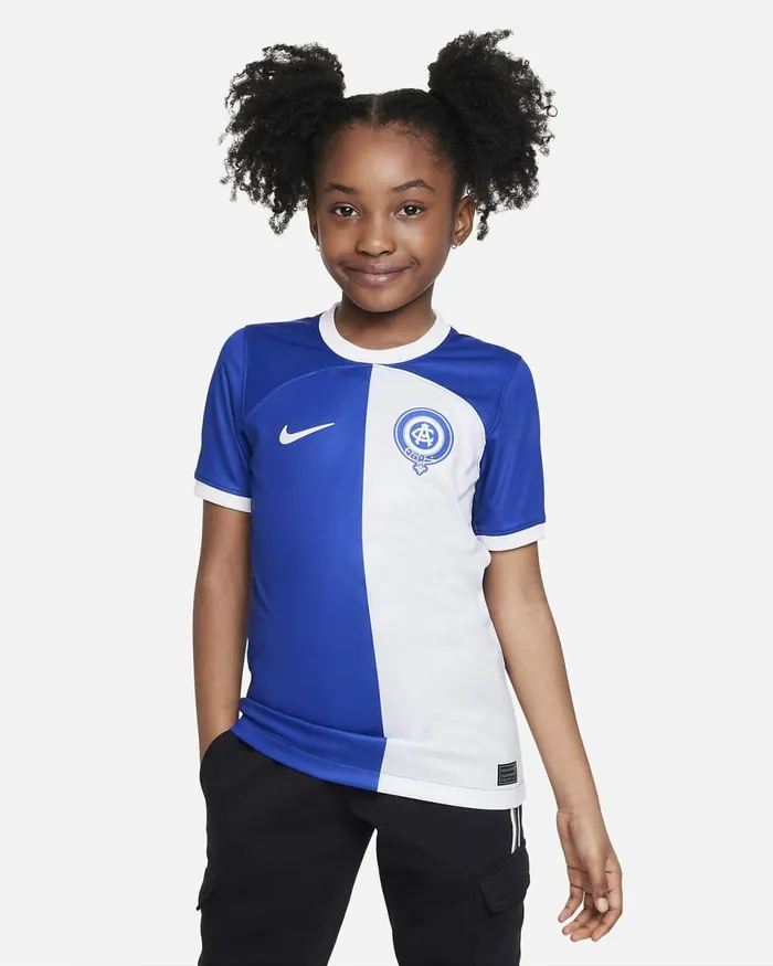 Kids Atltico Madrid 202324 Stadium Away Old Royalwhite Nike Tops And TShirts
