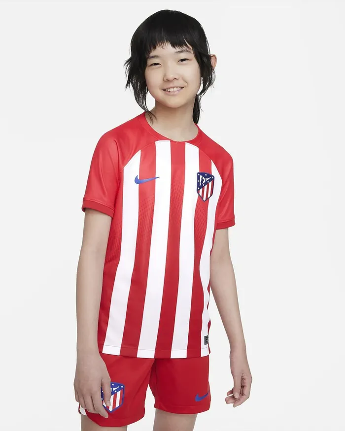 Kids Atltico Madrid 202324 Stadium Home Sport Redglobal Redwhiteold Royal Nike Tops And TShirts Kids Atltico Madrid 202324 Stadium Home Sport Redglobal Redwhiteold Royal Nike Tops And TShirts