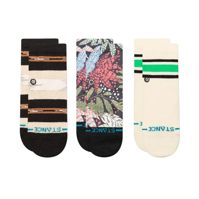 Kids Baby and Toddler Crew Socks 3 Pack Trailbound 8211 Black Stance Baby and Toddler Kids Baby and Toddler Crew Socks 3 Pack Trailbound 8211 Black Stance Baby and Toddler