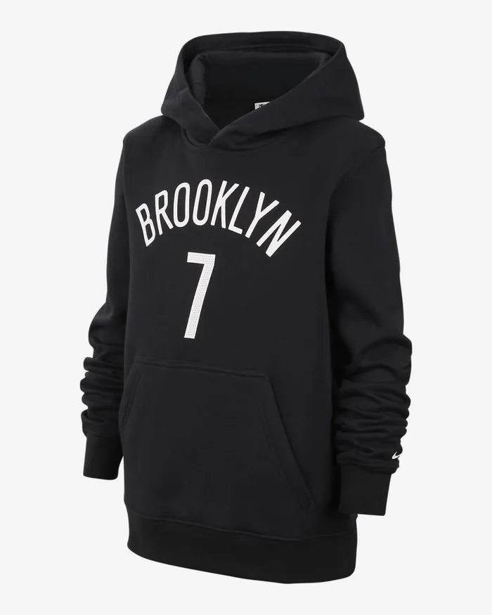 Kids Brooklyn Nets Essential Black Nike Tops And TShirts