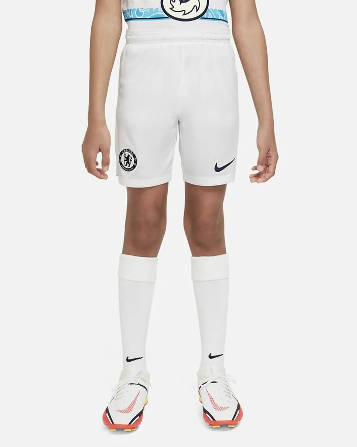 Kids Chelsea FC 202223 Stadium HomeAway Whitechlorine Bluecollege Navy Nike Sport Clothing Kids Chelsea FC 202223 Stadium HomeAway Whitechlorine Bluecollege Navy Nike Sport Clothing
