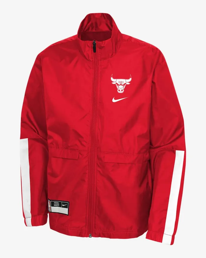 Kids Chicago Bulls Courtside University Red Nike Tracksuits